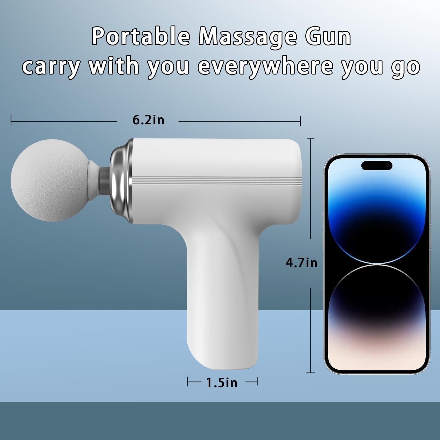 Mini Deep Tissue Massage Gun Quiet Handheld Muscle Relaxer for Neck Back