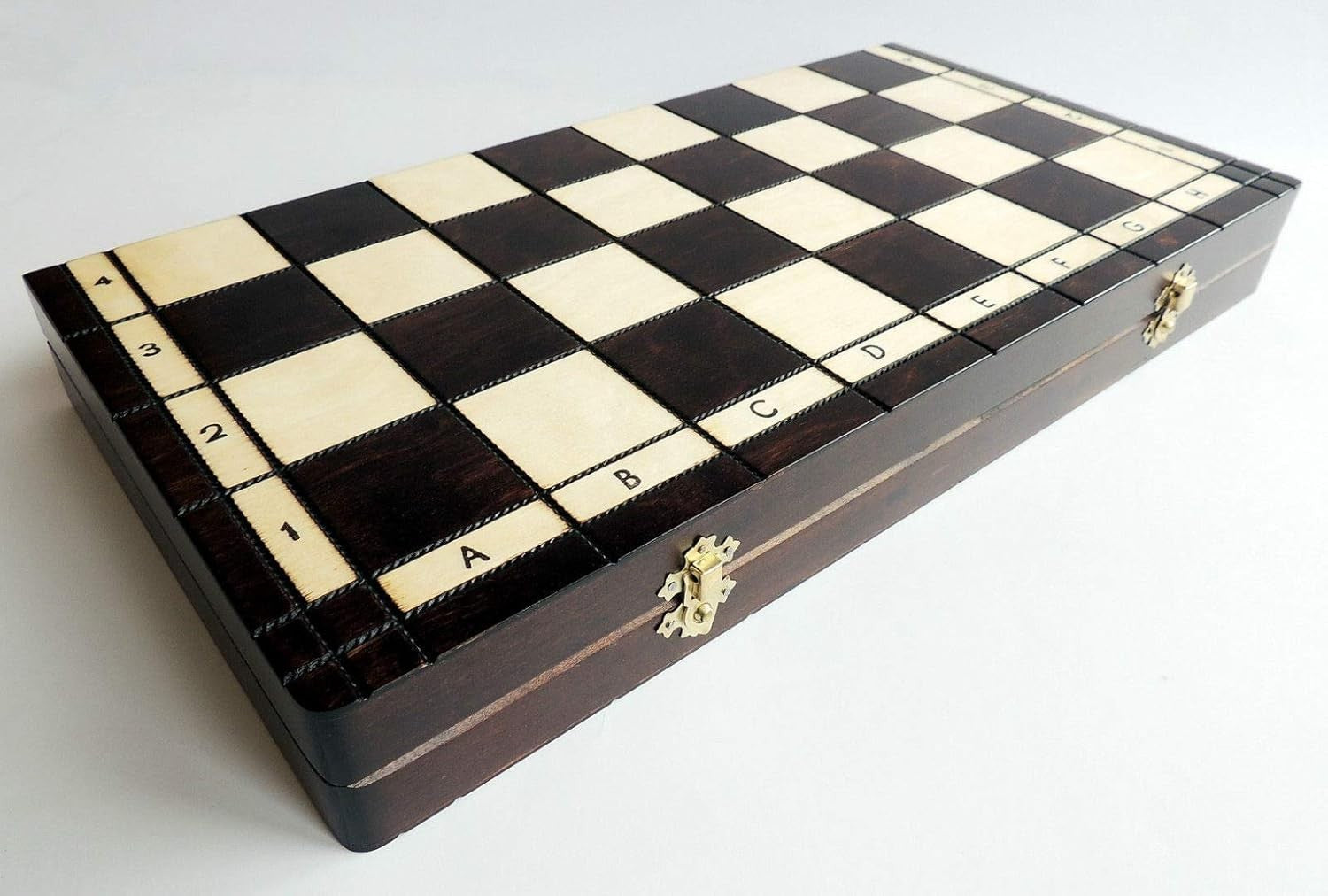 47cm Tournament Wooden Chess Set | Foldable Travel Board | Large Premium Pieces