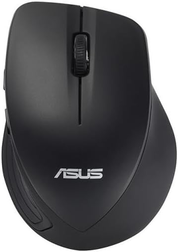 Wireless Optical Mouse 1600 DPI Ergonomic USB Nano Receiver Black