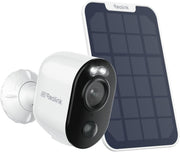 4K Solar CCTV Camera Wireless AI Detection Color Night Vision Alexa