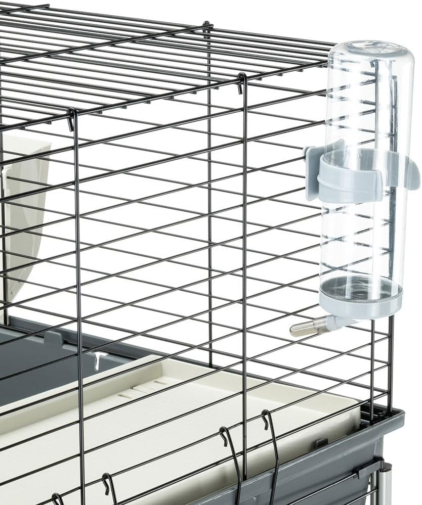 Large Rabbit Cage Indoor 3 Tier Double Front Spacious Easy Clean