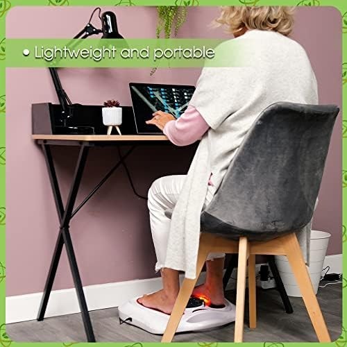 EMS Foot & Leg Circulation Booster, 99 Levels, Pain Relief, Home Use