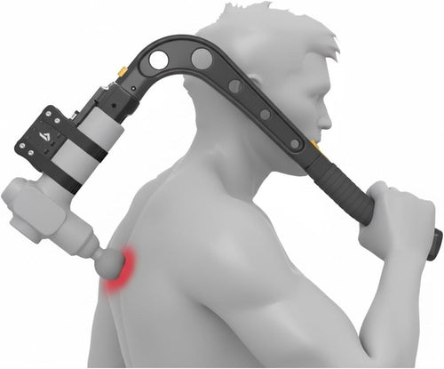 Massage Gun Extension Arm Back & Shoulder Holder Universal Deep Tissue Mount