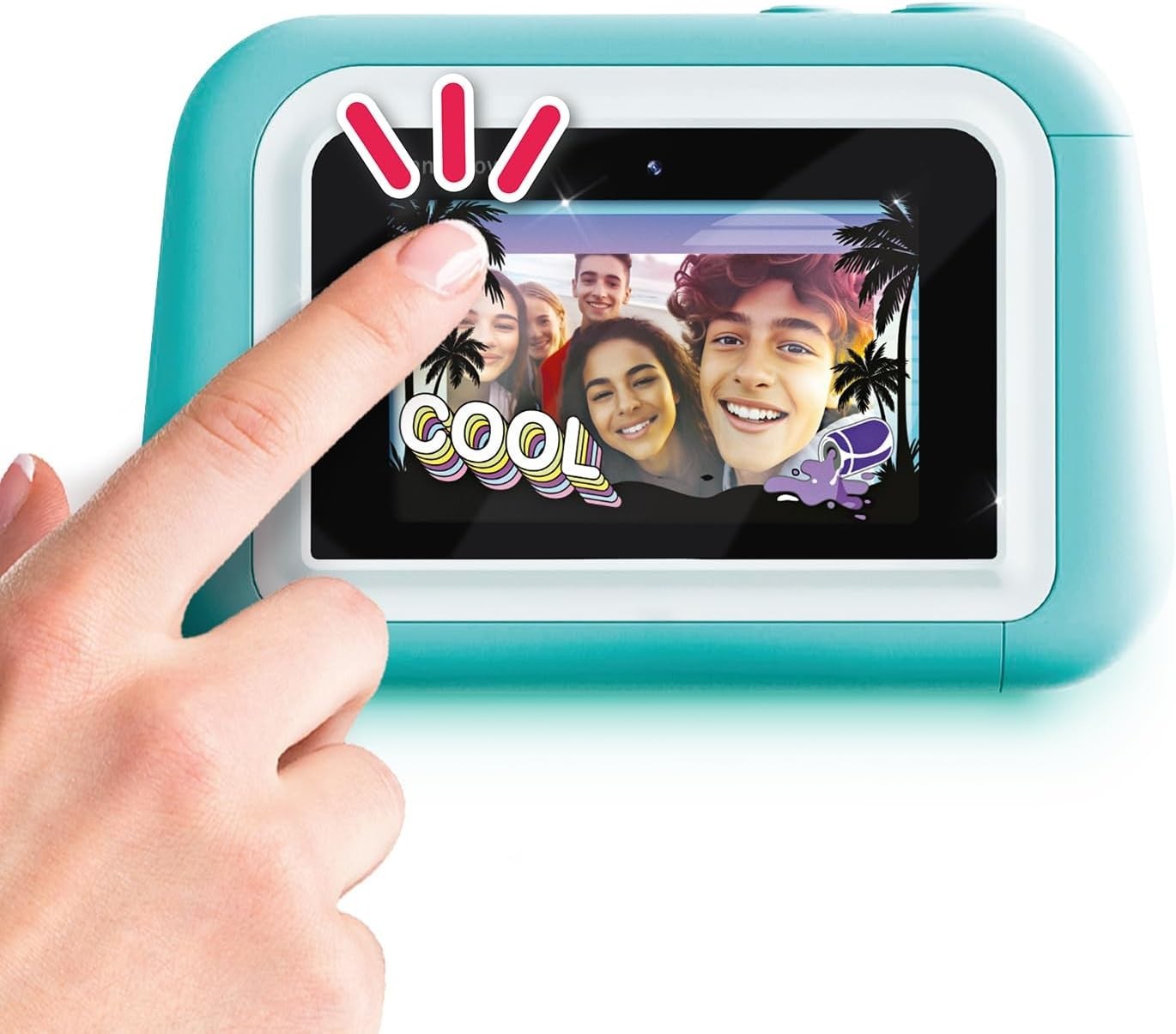 Kids Instant Print Camera 32MP Touchscreen Selfie Camera 100 Photos