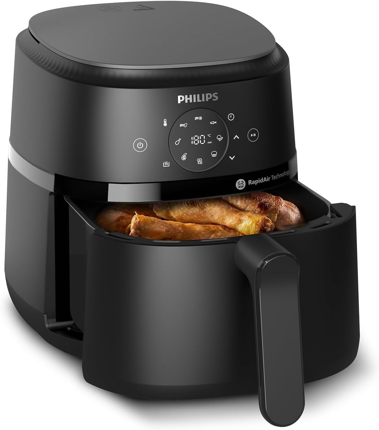 4.2L Air Fryer RapidAir Crisp 13-in-1 Cooker Touchscreen Oil-Free Healthy Frying