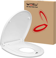 Family Toilet Seat Soft Close O-Shape Quick Release Integrated Child Seat