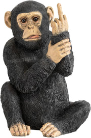 Large Rude Monkey Ornament Resin Statue Funny Home Decor Figurine Gift 30.5cm