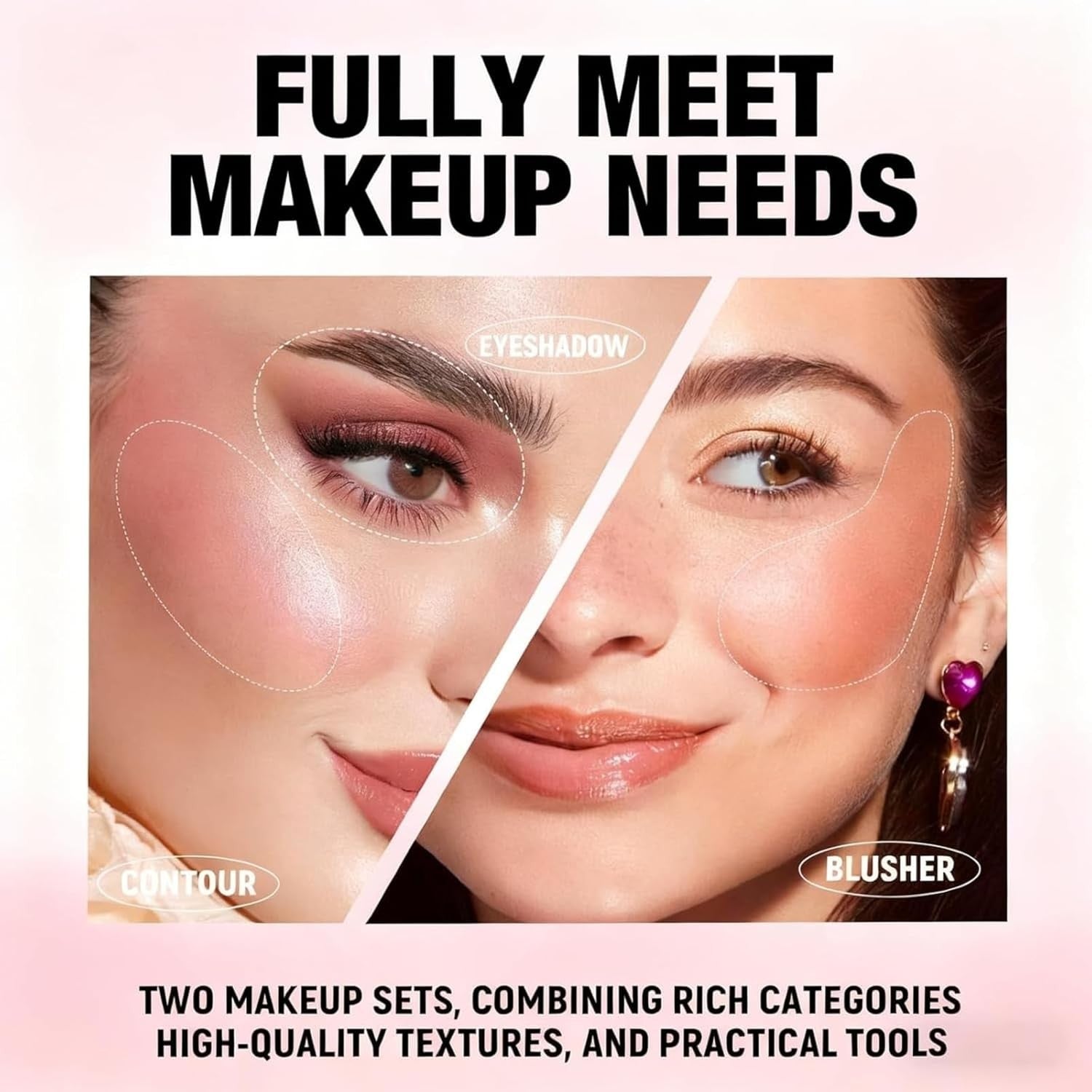 All In One Makeup Kit 11 PCS Set Palette Lipstick