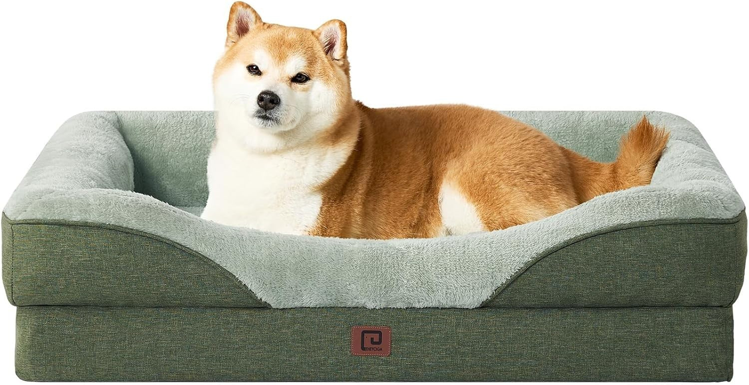 Large Waterproof Orthopedic Dog Bed Memory Foam Sofa 89x56x16cm