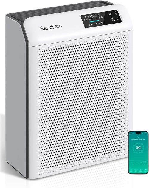 Smart H13 HEPA Air Purifier 1220 Sq Ft Auto Sensor Quiet Sleep Mode