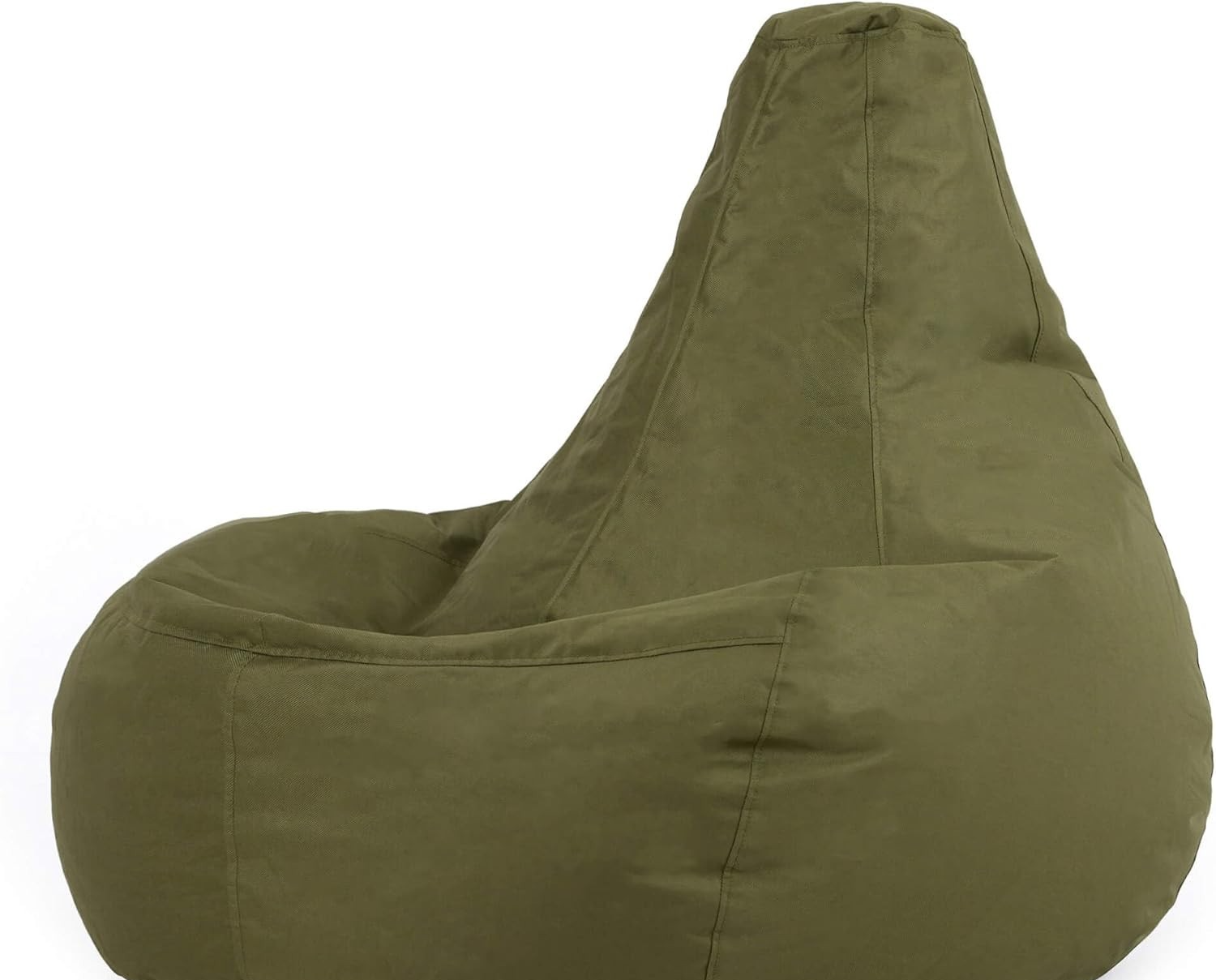 Outdoor Recliner Bean Bag Chair Khaki Green Water Resistant Gaming Seat