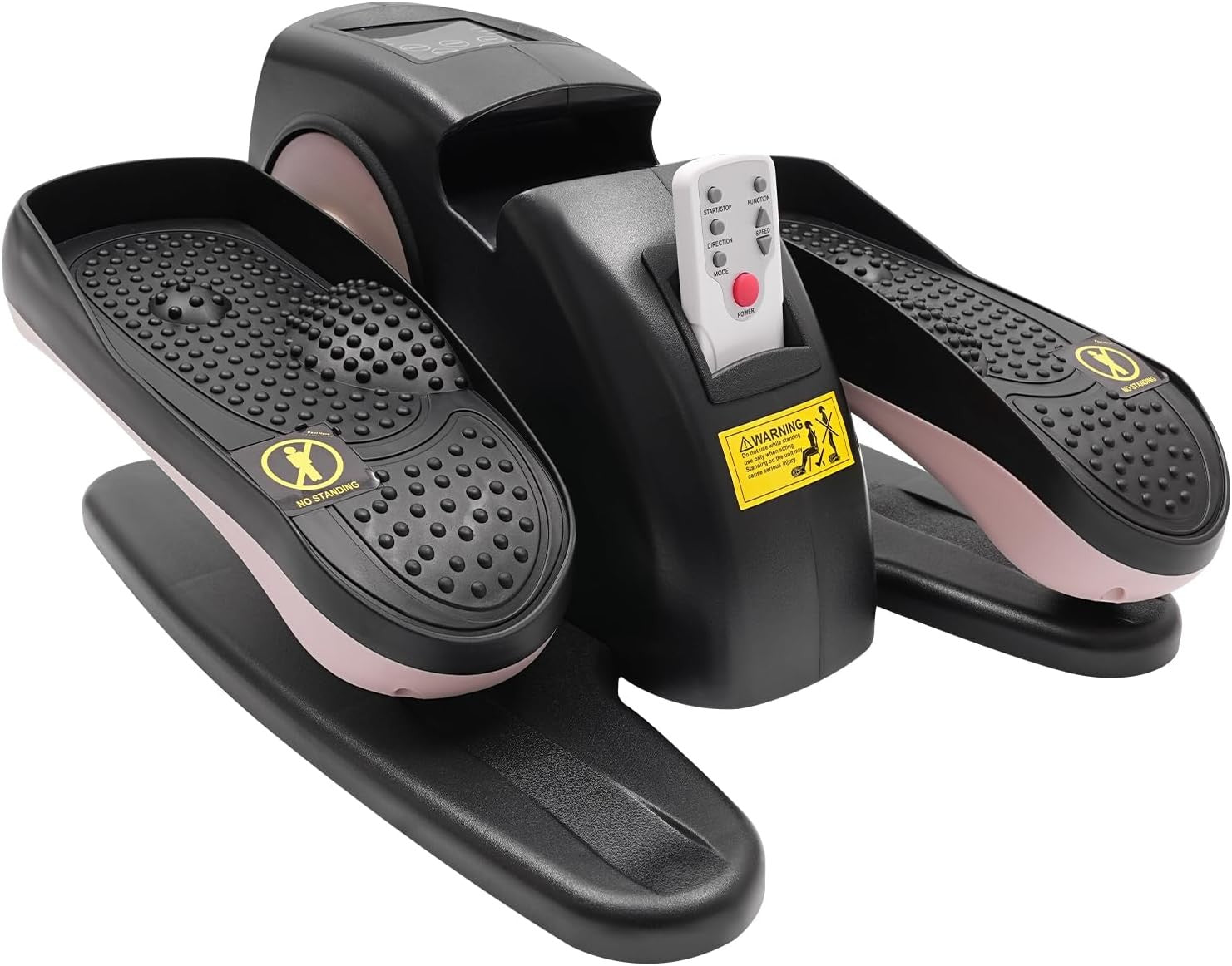 Under Desk Elliptical Machine Quiet Electric Seated Pedal Exerciser Remote