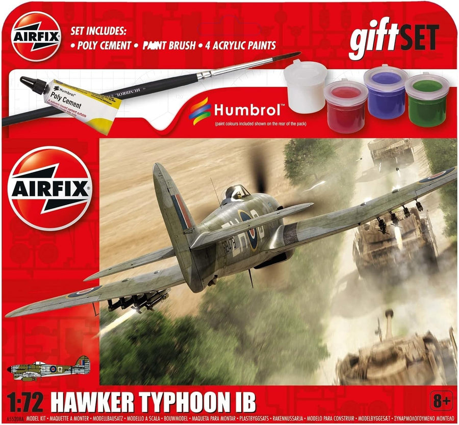 1:72 Hawker Typhoon Mk.Ib Model Kit Plane Building Set for Adults & Kids