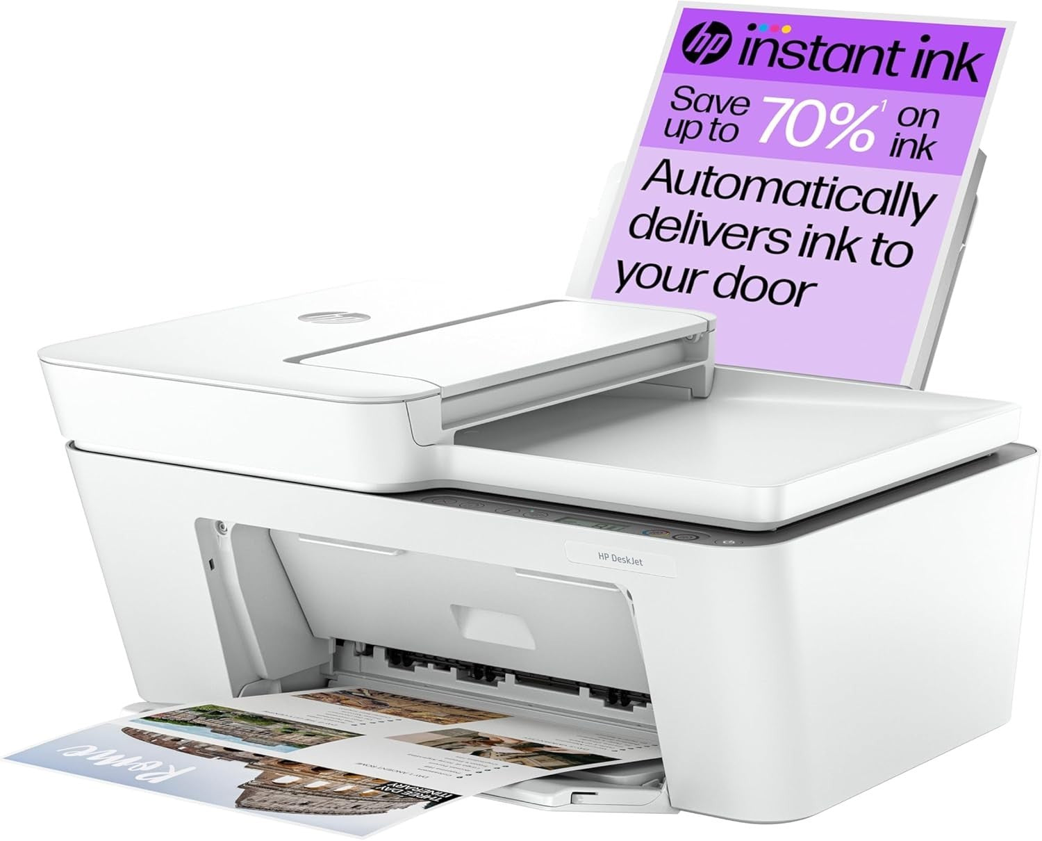 All-in-One Wireless Colour Printer Scanner Copier ADF Cement White A4