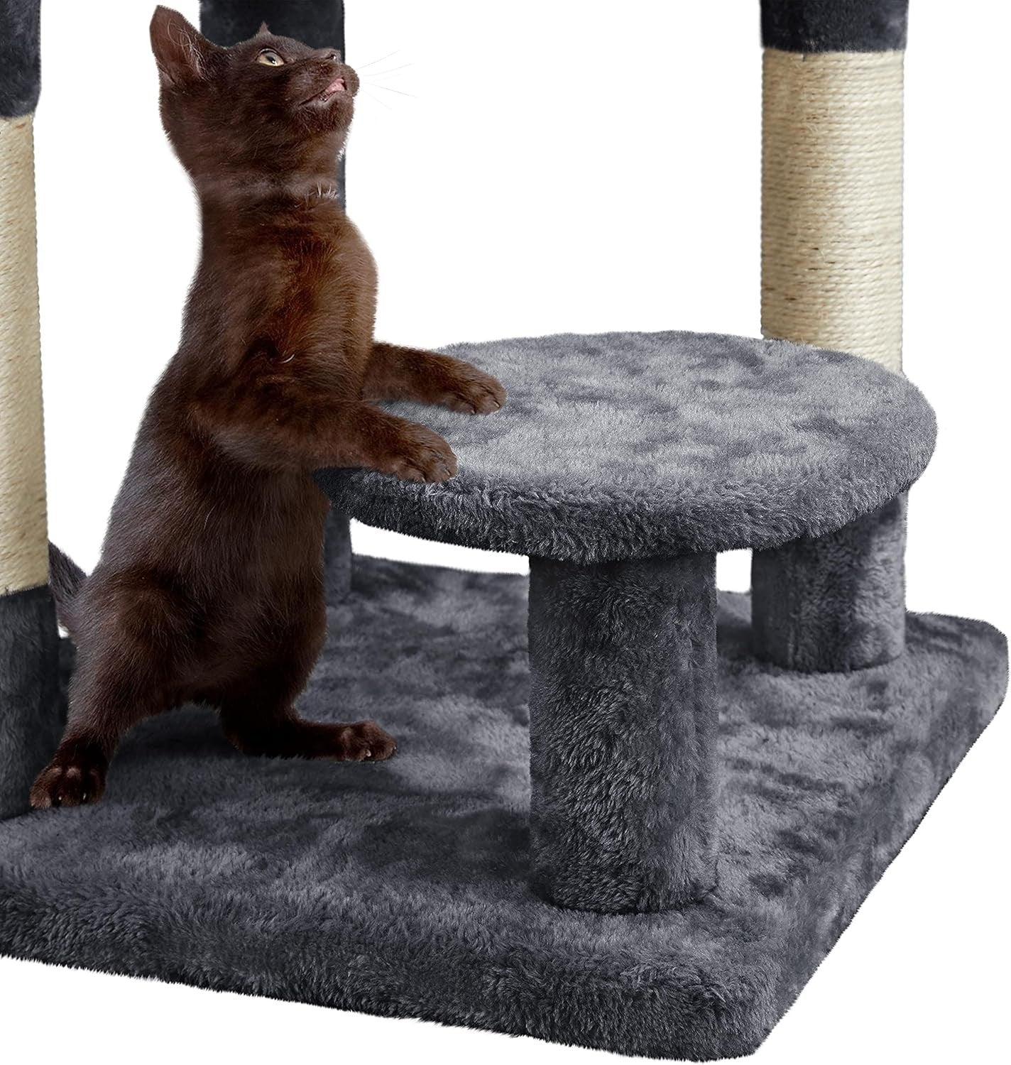 117cm Cat Tree Tower Condo Hammock Sisal Scratching Posts Indoor Cats