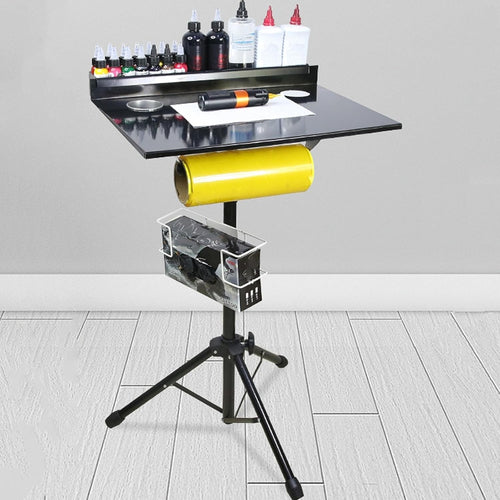 Adjustable Tattoo Workstation Portable Folding Tool Table Storage Rack Stand