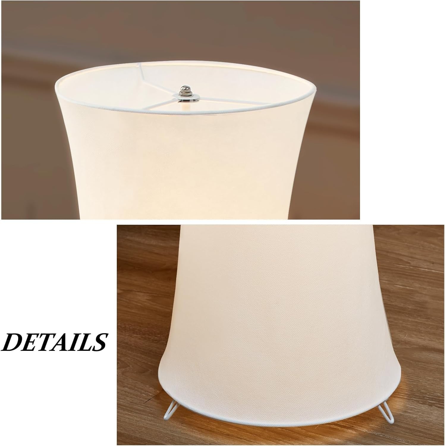 LED Column Floor Lamp 46 Inch Dimmable Colour Temperature Standing Light