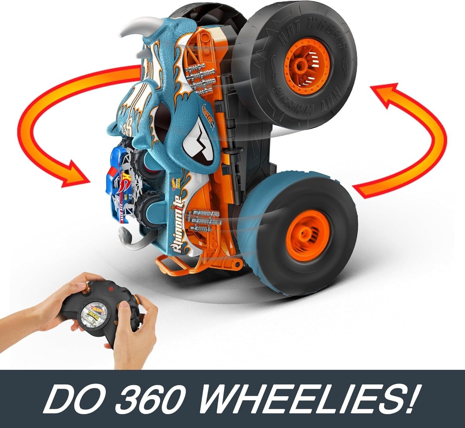 Transforming Monster RC Truck 1:12 – Launcher Mode w/ Mini Car, 360° Stunts