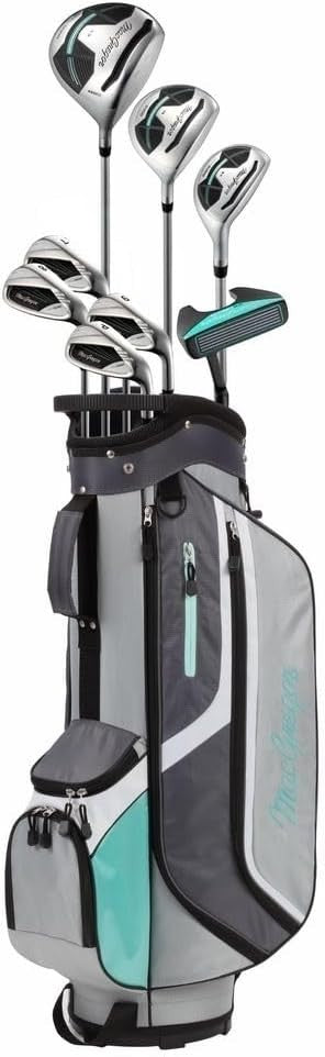 Ladies Right Hand Golf Clubs Set Graphite Driver Woods Irons Cart Bag