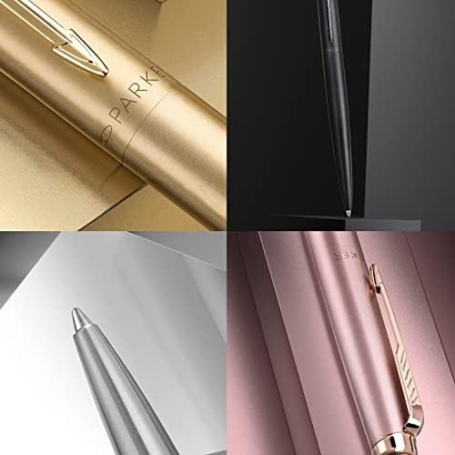 Luxury Ballpoint Pen – Monochrome Black Matte, Medium Blue Ink, Retractable