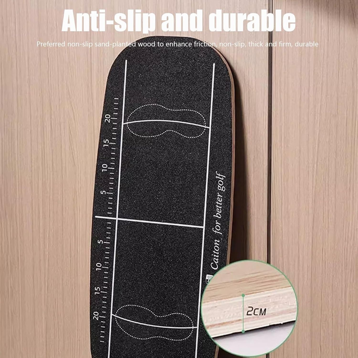 Golf Balance Board Swing Trainer Pressure Weight Shift Platform