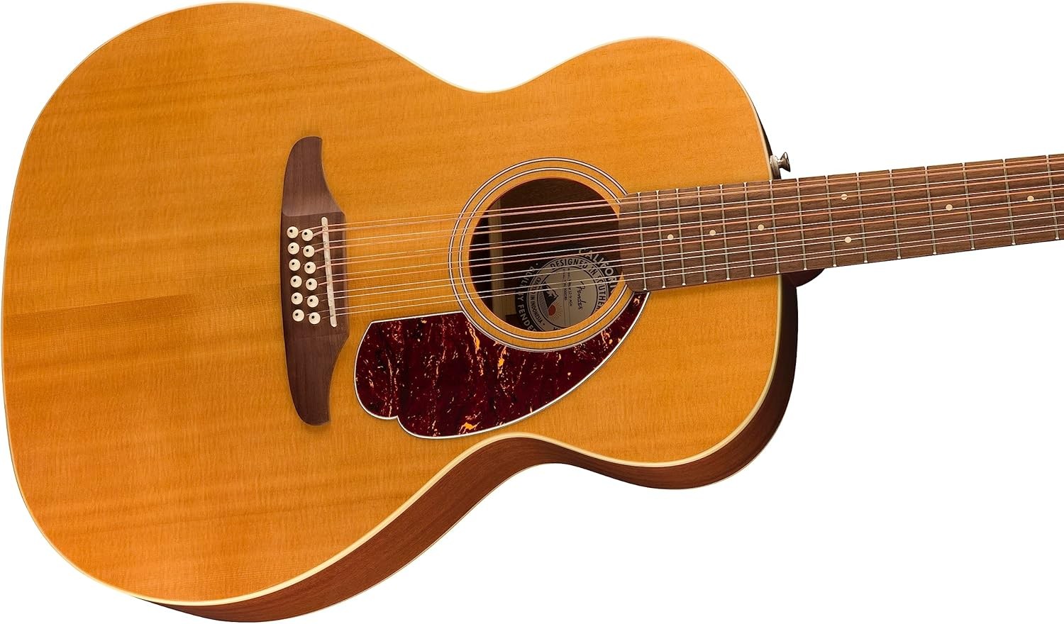 12 String Acoustic Guitar Solid Spruce Top Walnut Fingerboard