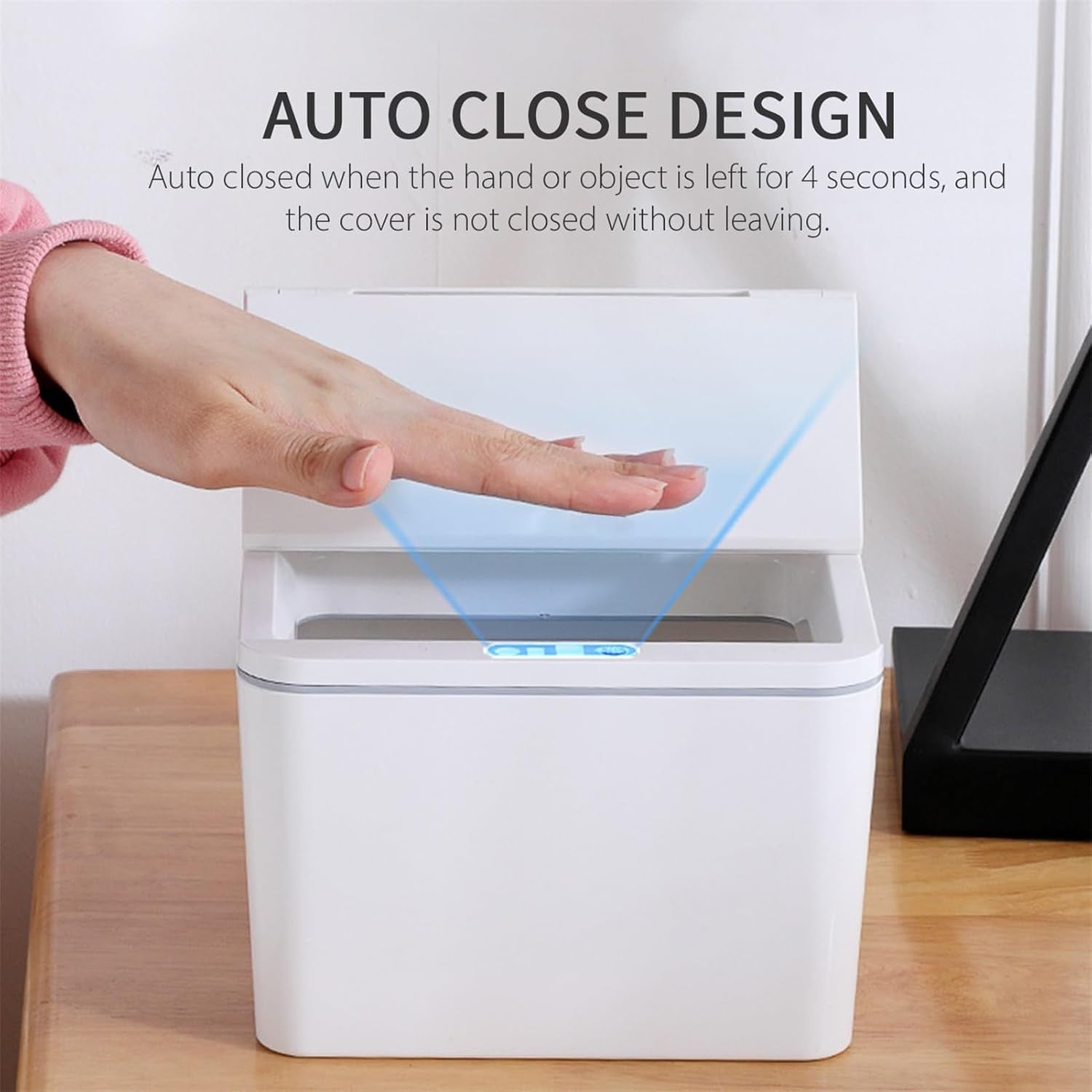 6L Touchless Mini Trash Can | Automatic Sensor Bin for Home & Office
