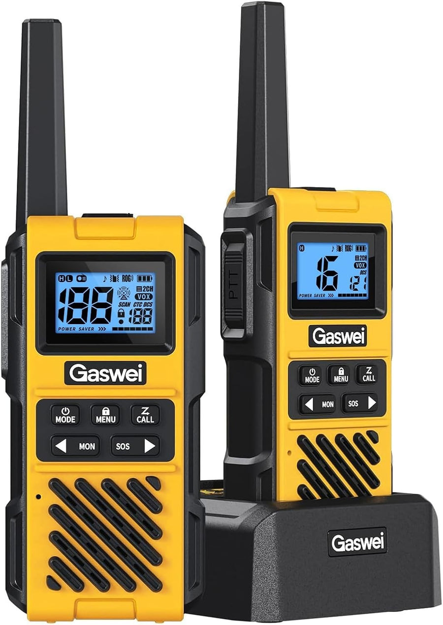 G1Pro+ IP67 Waterproof Walkie Talkies Long Range 2 Way Radio FM VOX