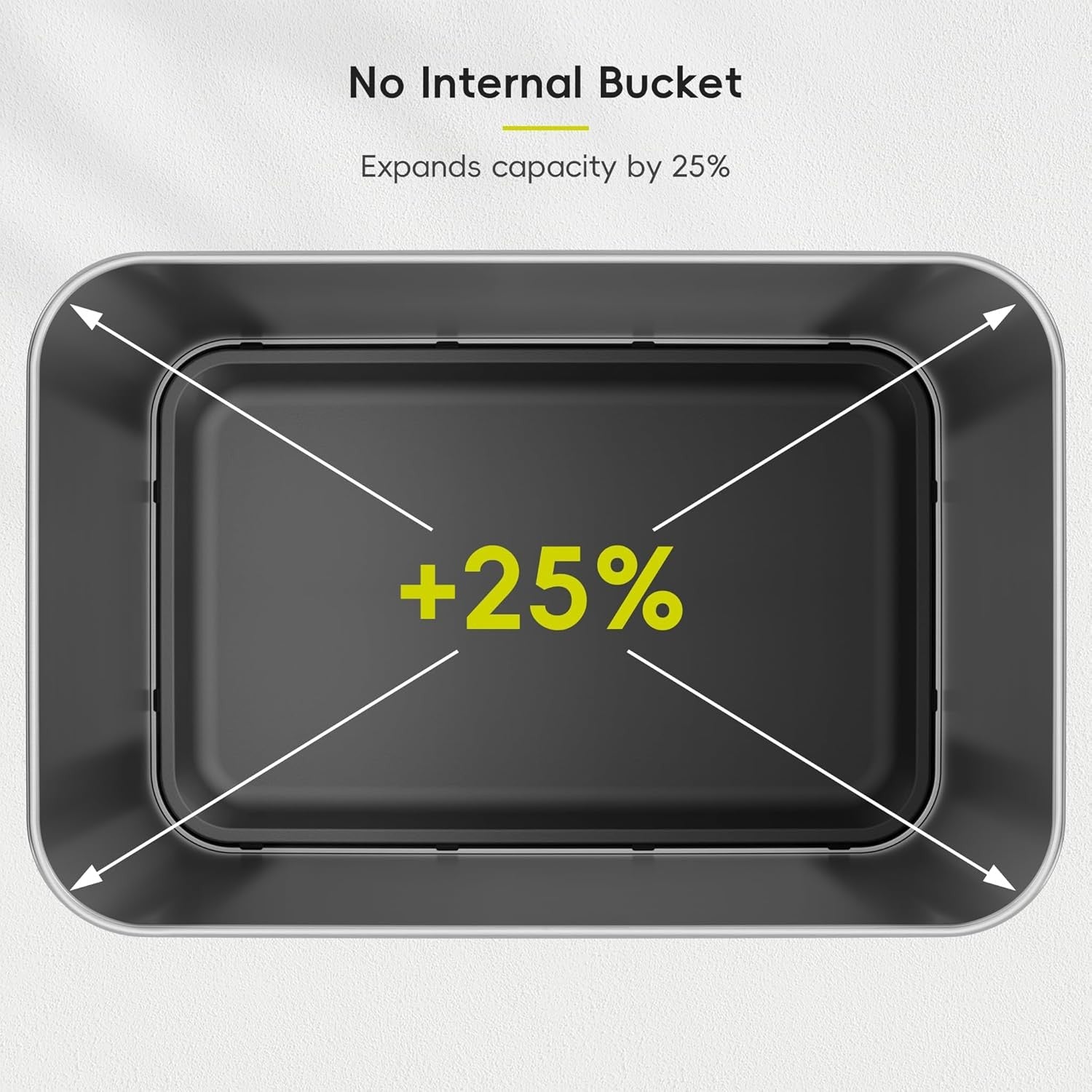 50L Sensor Kitchen Bin Brushed Steel Soft Close