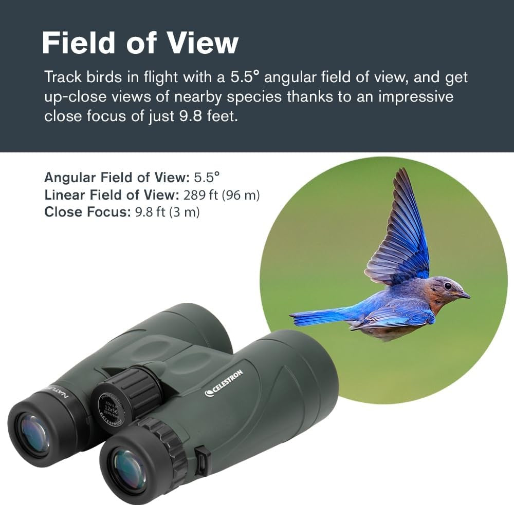 12x56 Waterproof Binoculars HD Long-Range Birdwatching Hunting Outdoor Travel