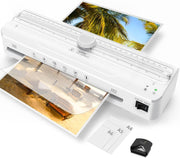 A4 Laminator Machine Hot Cold Fast Warm Up Built-In Cutter + Pouches