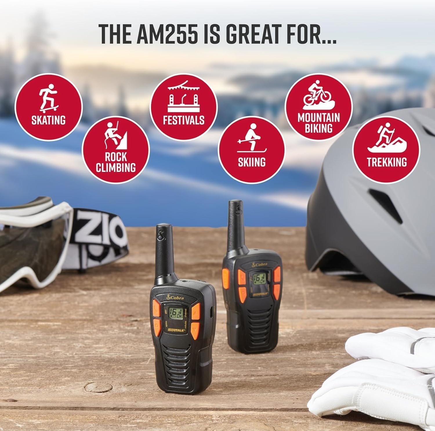 Walkie Talkies 2 Pack Long Range 5KM Rechargeable 8 Channel Radio