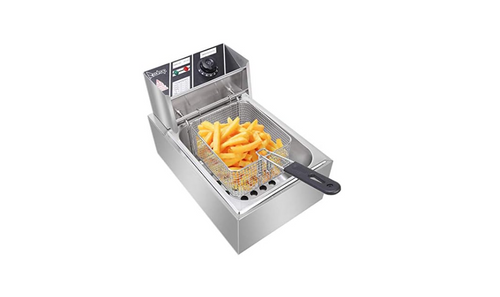 Electric Deep Fat Fryer 6L 2500W Stainless Steel Temp Control Basket