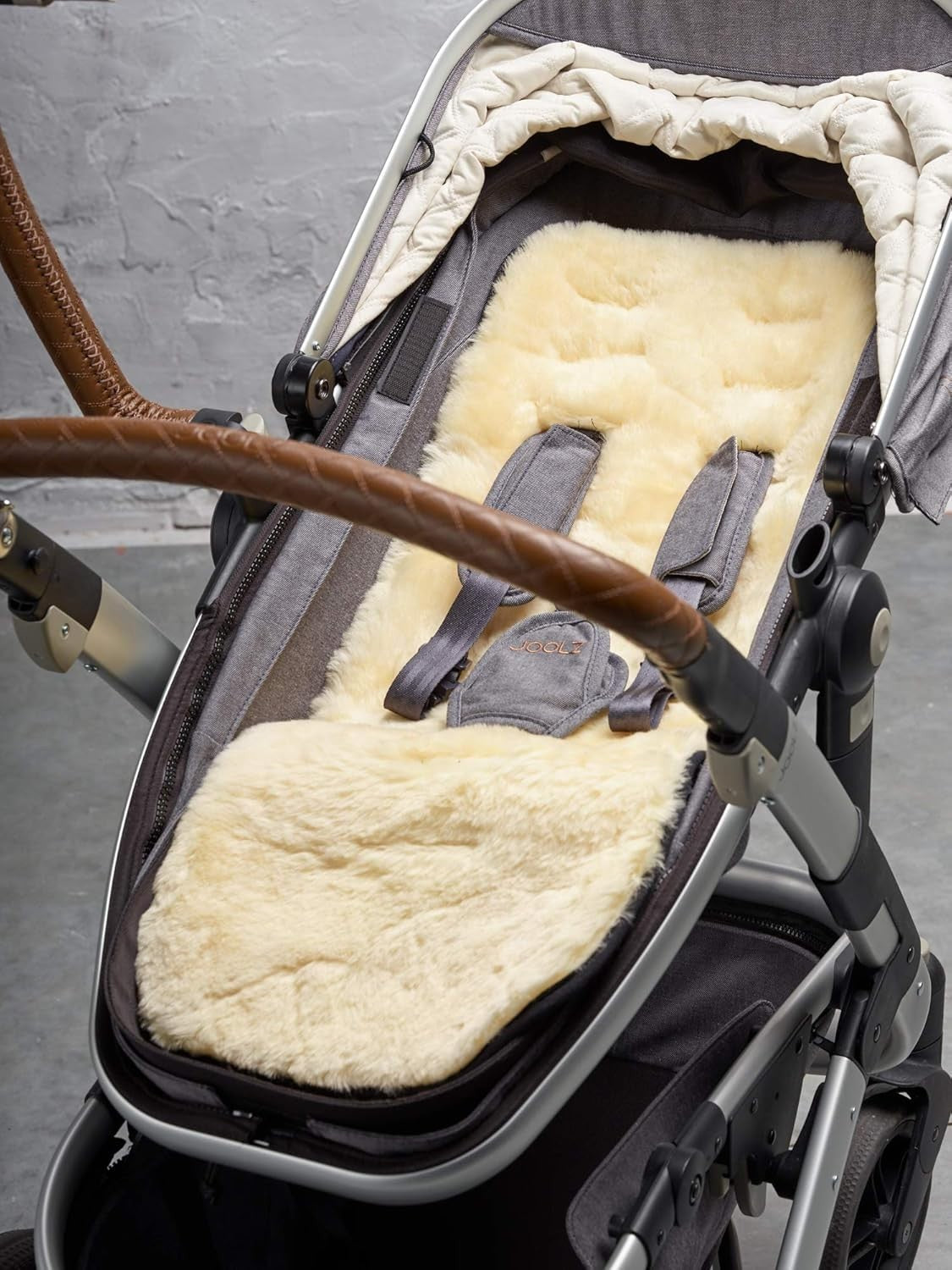 Merino Pram Liner Sheepskin Baby Stroller Insert Breathable Universal