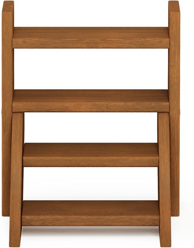 Wooden Plant Stand Staircase Shelf Indoor Outdoor Succulent Display Rack