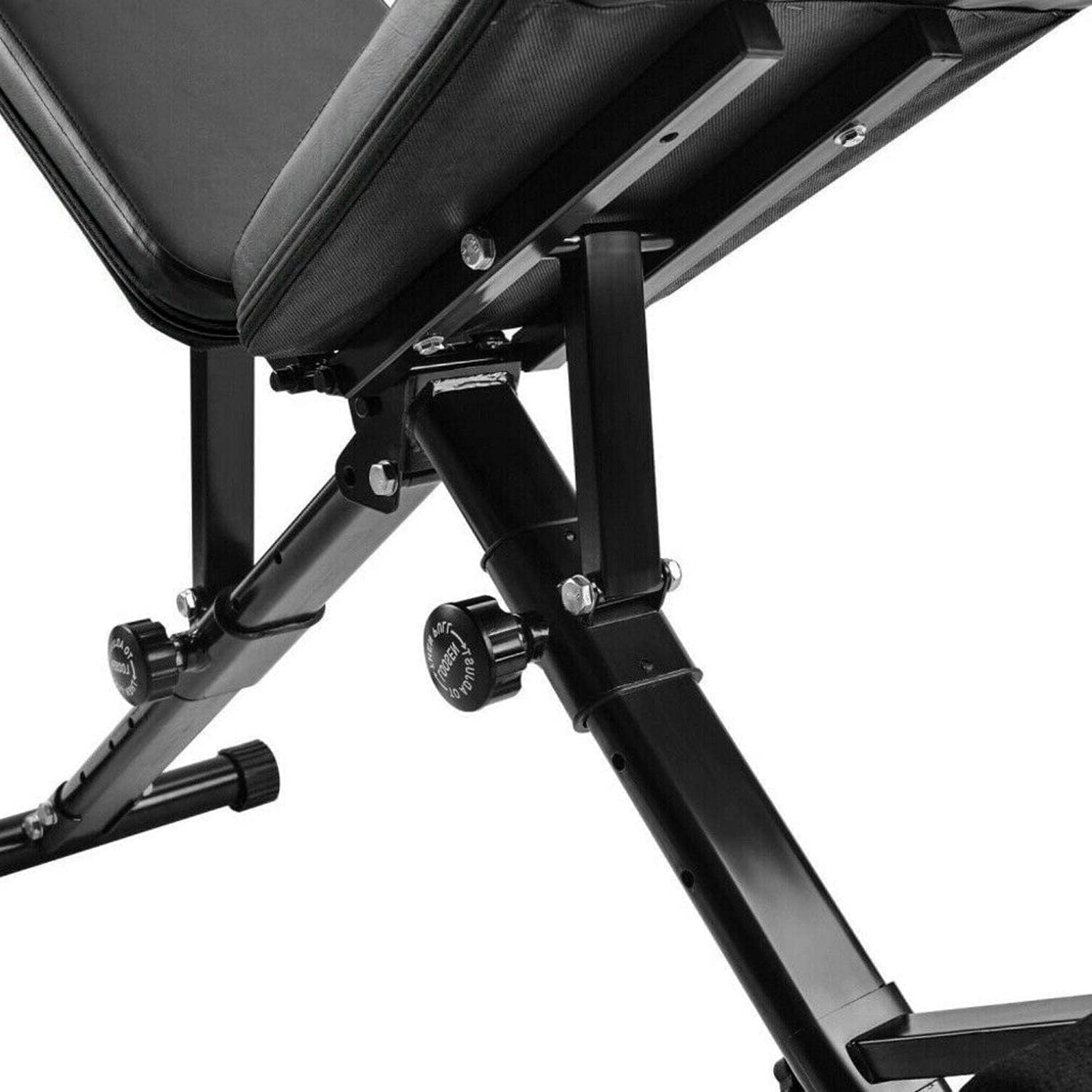 Foldable Adjustable Workout Bench 250kg Multi-Position Home Gym Trainer