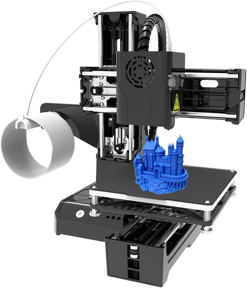 Mini 3D Printer for Kids One Key Printing 100x100x100mm PLA TF Card