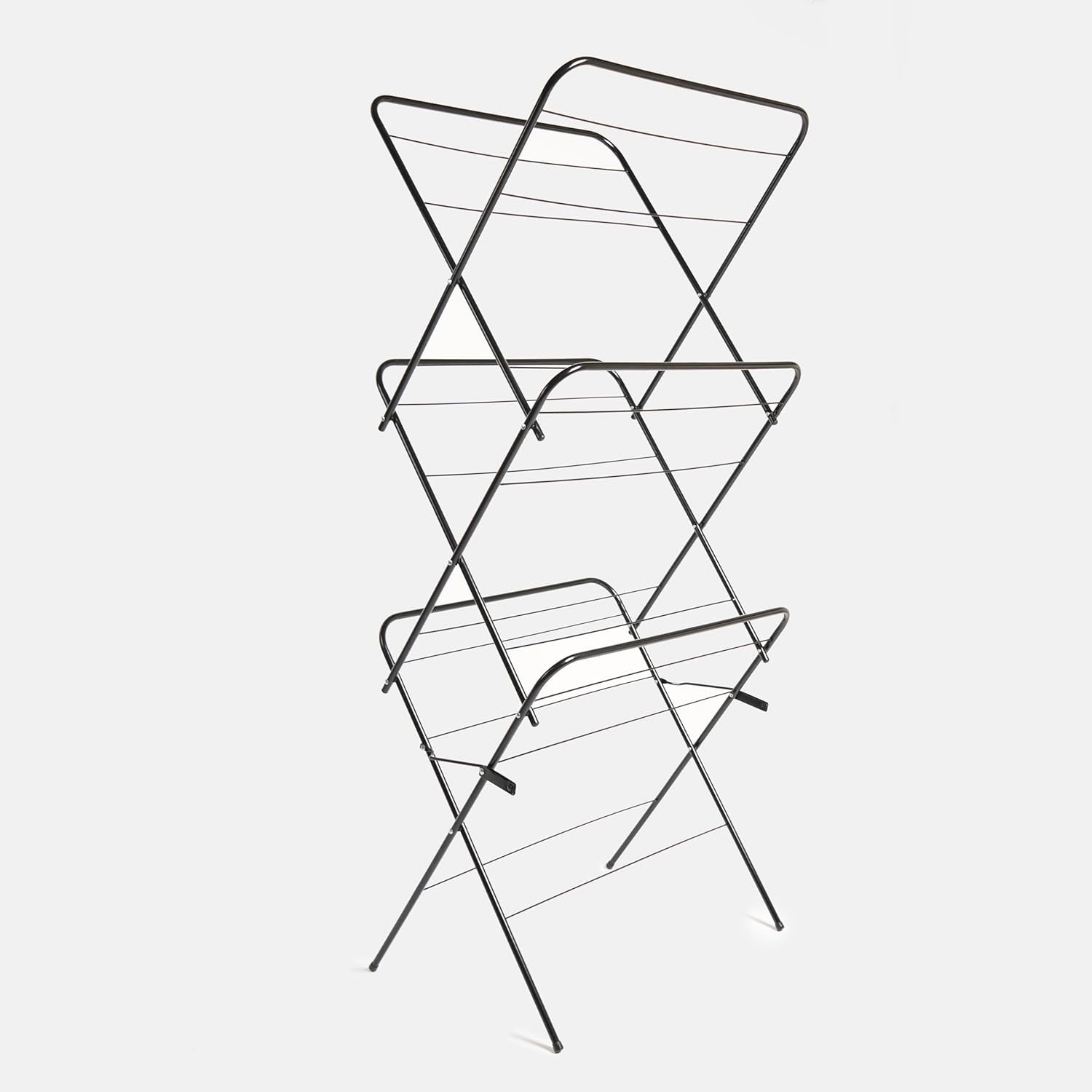 Radiator Clothes Airer 3 Tier Folding Indoor Drying Rack Space Saving