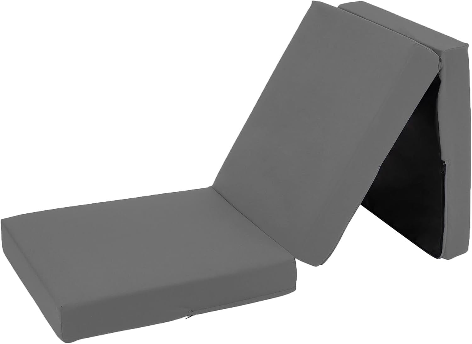 Foldable Z Bed Mattress Foam Futon Chair for Adults Kids Sleepover Compact