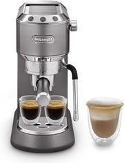 Compact Barista Espresso Machine | 15-Bar Pump | Milk Frother | Slim 15cm Design