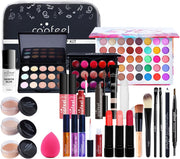 All In One Makeup Kit 27PCS Full Face Set Eyeshadow Lipstick Case