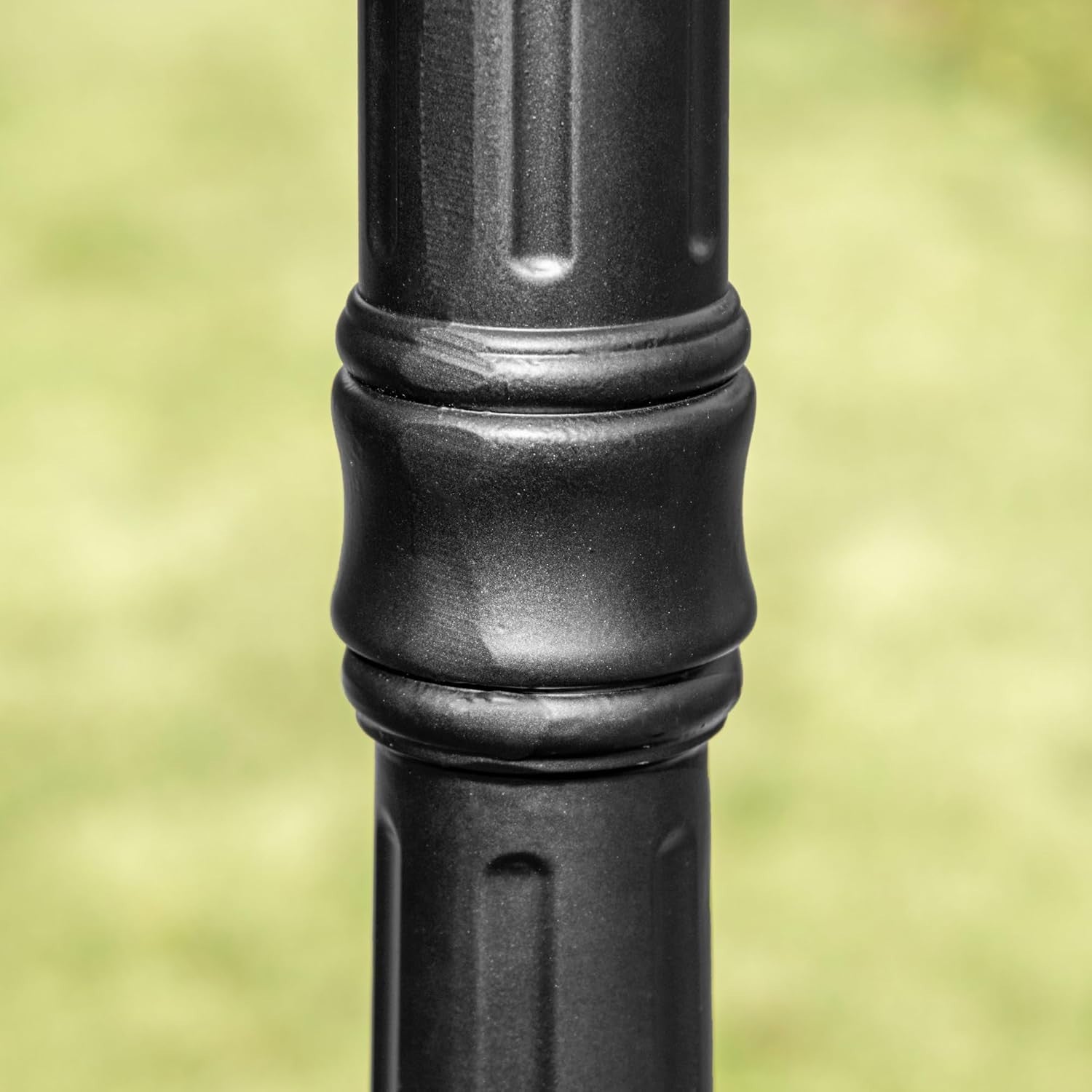 Outsunny 2.4M Solar Garden Lamp Post Light PIR Motion Sensor LED IP44