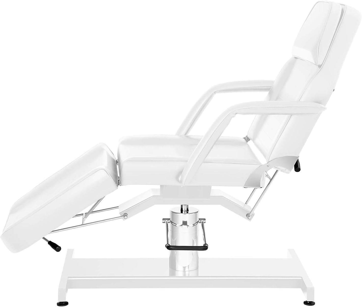 Hydraulic Adjustable Massage Chair Imitation Leather Salon Spa Beauty Seat
