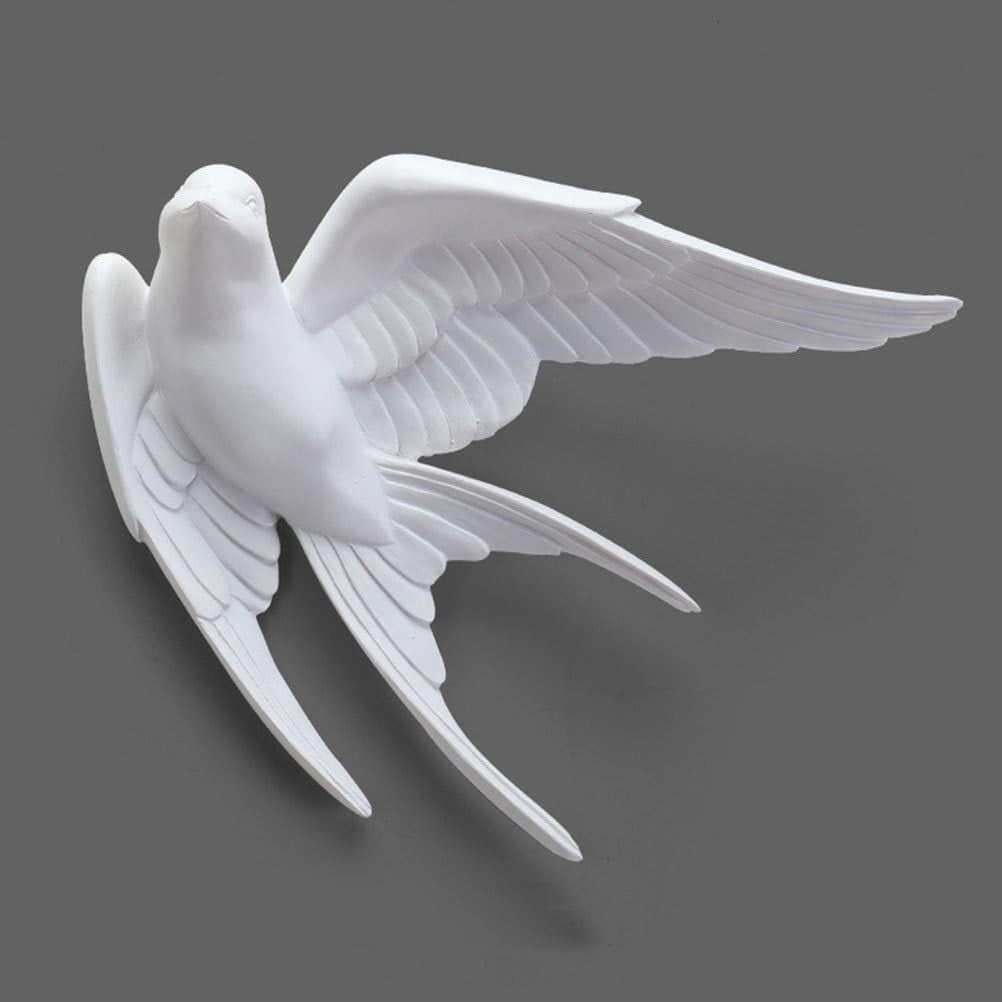 3D Swallow Bird Wall Art Set Nordic Metal Decor 11.8x7.1in