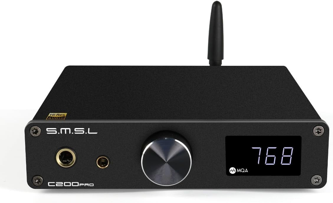 C200PRO USB DAC Headphone Amp LDAC ES9039Q2M 32Bit/768kHz DSD512