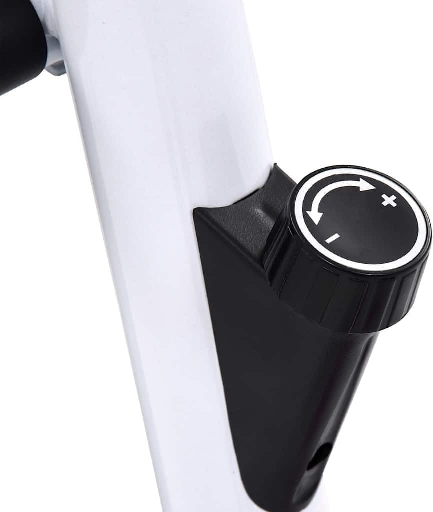 Adjustable Home Exercise Bike w/ LCD Monitor, Belt Drive & 120kg Capacity