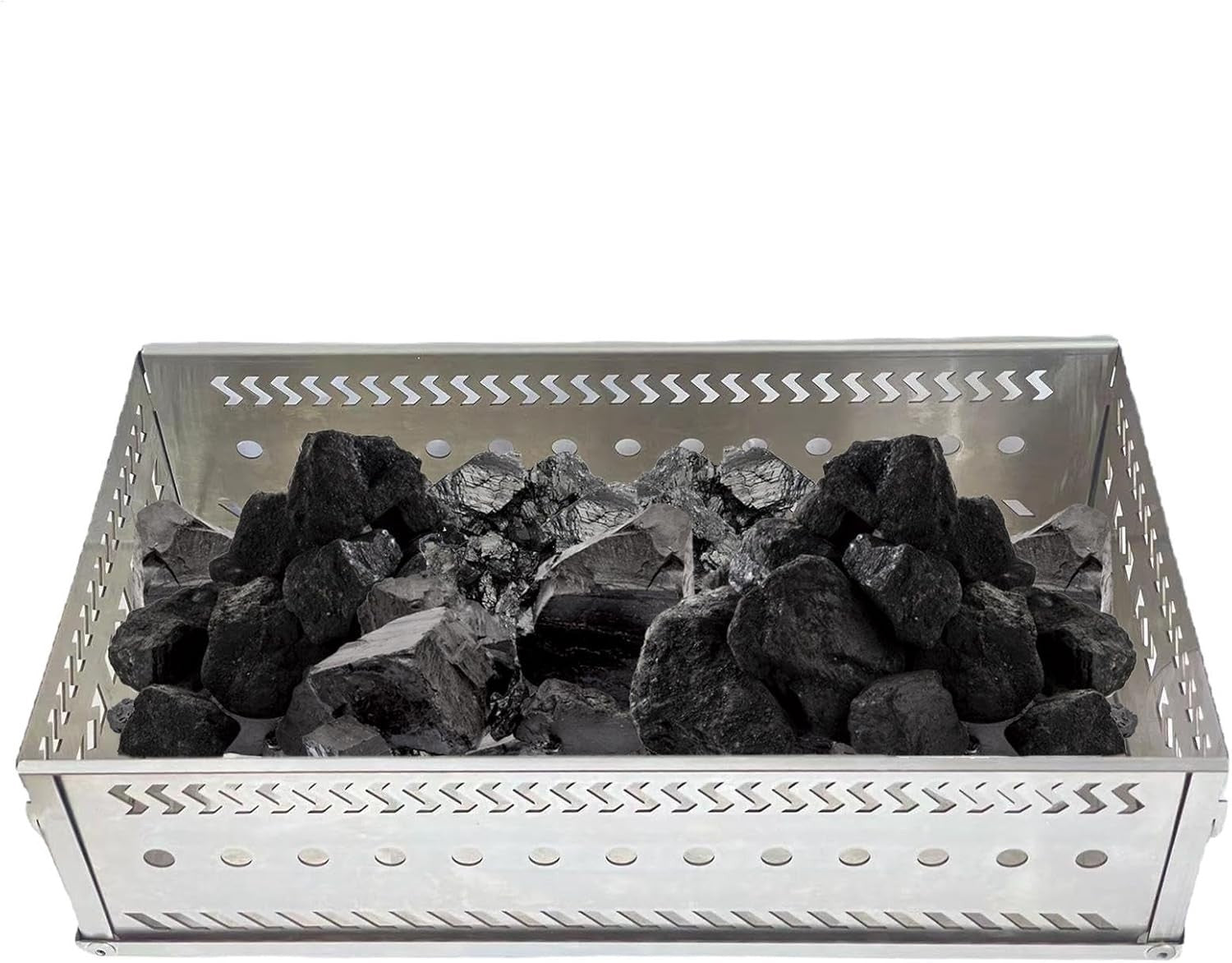 Foldable Sauna Stove Stone Basket – Stainless Steel Firebox for 20kg Rocks