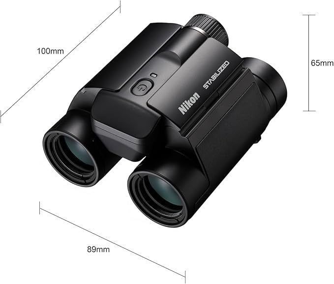 12x25 Image-Stabilised Compact Binoculars | Ultra Steady HD Long-Range View