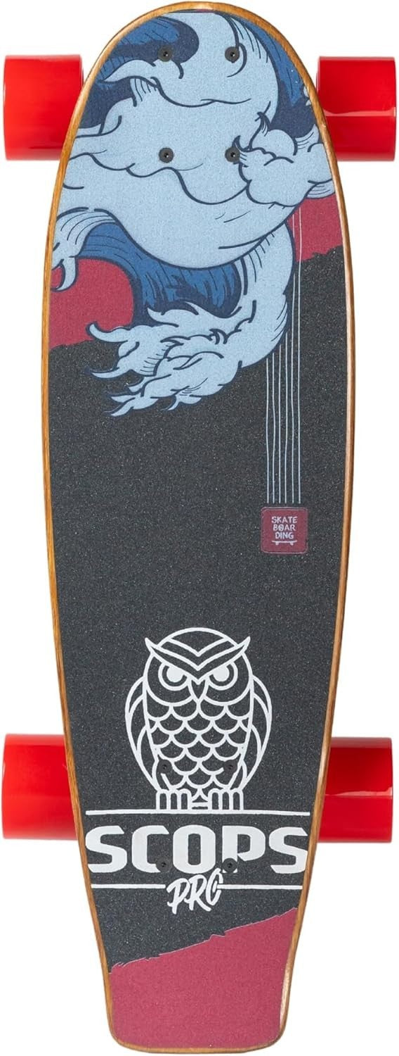 Complete Shortboard Skateboard 26" Oceanic ABEC-9 Deck