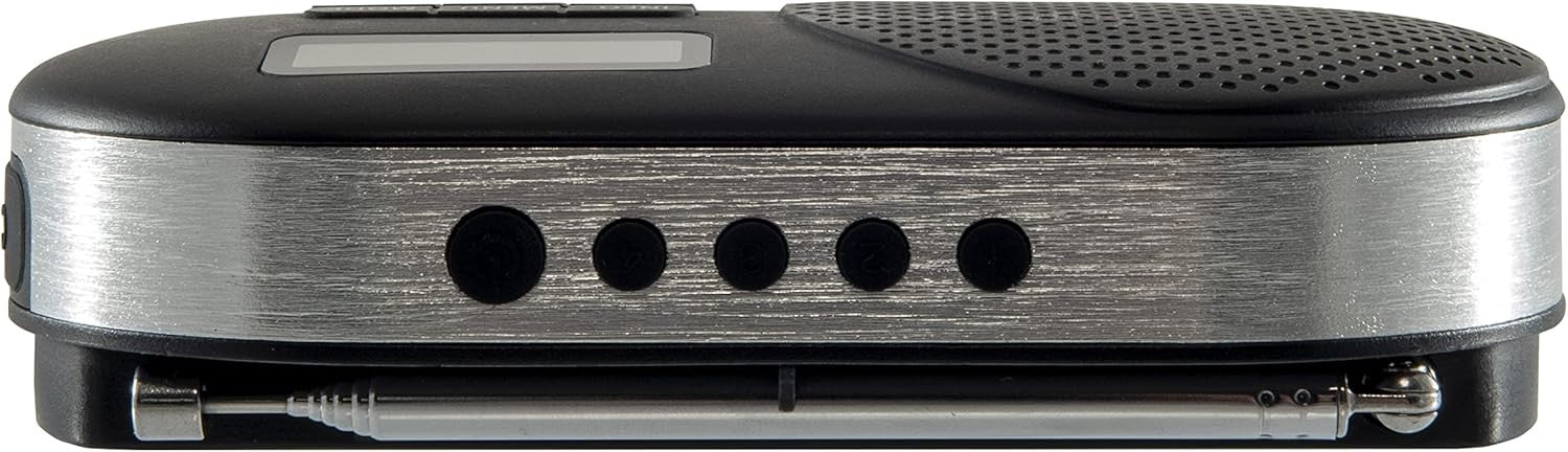 Portable DAB DAB+ FM Digital Radio Bluetooth Alarm Rechargeable LCD
